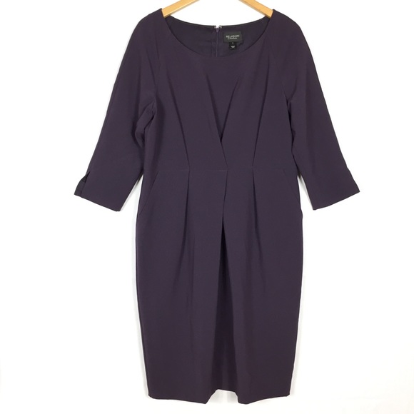 St. John Dresses & Skirts - St. John couture size 12 purple semi formal dress